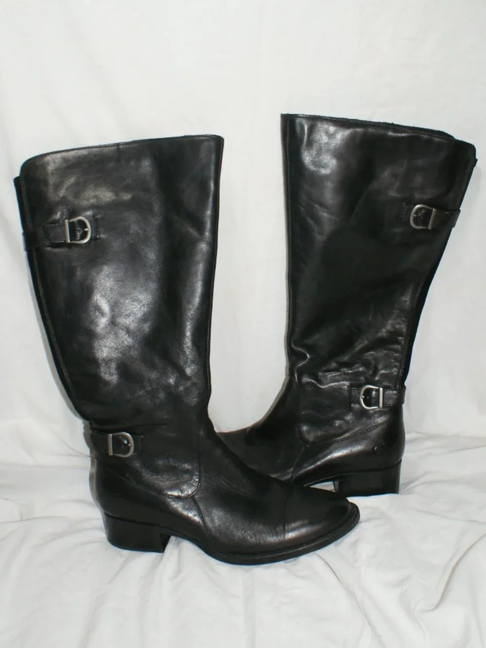 Born GIBB Tall Leather Wide Calf Riding Boots - Size 8 - BRAND NEW